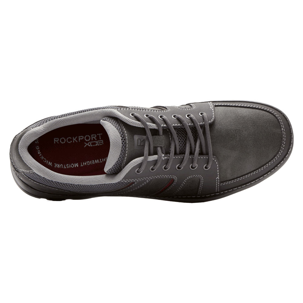 Zapatillas Rockport Hombre Mexico - Get Your Kicks Mudguard Blucher Grises Oscuro - RTFAL5104